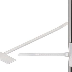 Kabelbinder mit Beschriftungsfeld. 100×2.5mm. 100m Stk.