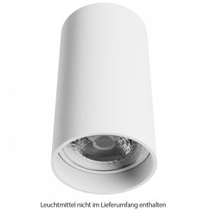Decken-Aufbauleuchte Chloe. 55x100mm. weiß
