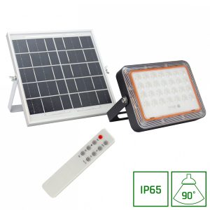 LED Solar Fluter mit Fernbedienung 50W iP65