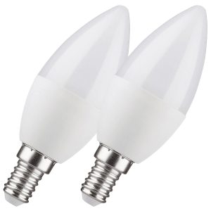 2 LED Kerzen E14. 3W. 225lm warmweiß