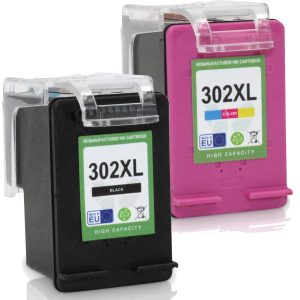 2 XL-Patronen mit Füllstandsanzeige alternativ zu HP 302 / 302XL