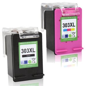 2 XL-Patronen mit Füllstandsanzeige alternativ zu HP 303 / 303XL
