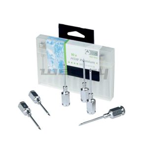 HSW Premium-Kanülen 1,0 x 10 mm mit Gewinde HSW Premium-Kanülen 1,0 x 10 mm mit Gewinde
