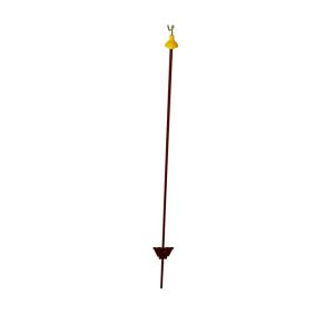 Metall-Weidezaunpfähle mit Metallgleitöse 8 mm / 107 cm