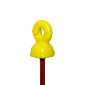 Metall-Weidezaunpfähle mit Vollring 8 mm / 107 cm