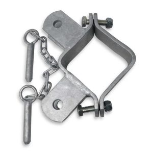 Schelle 100 mm – zweifach, winklig Schelle 100 mm – zweifach, winklig