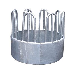 Rundraufe mit Palisadenfressgitter Ø 1,45 m / 8 Plätze Rundraufe mit Palisadenfressgitter Ø 1,45 m / 8 Plätze