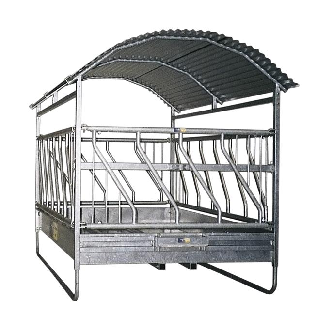 PROFI-Großballenraufe mit Schrägfressgitter 2 x 3 m