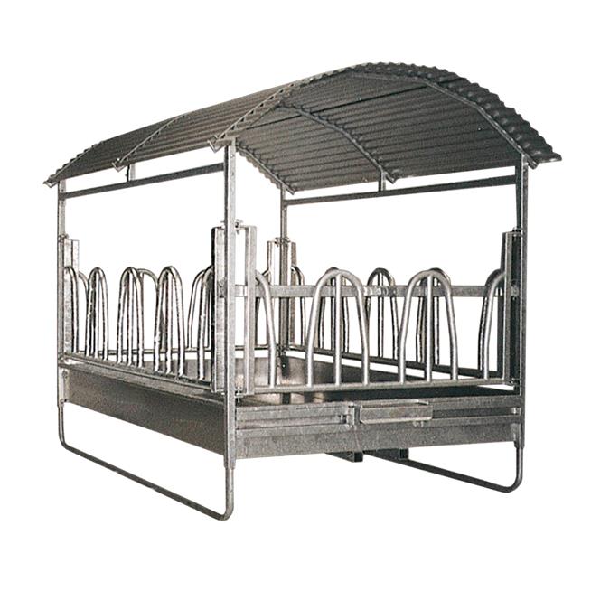 PROFI-Großballenraufe mit Palisadenfressgittern 2 x 3 m