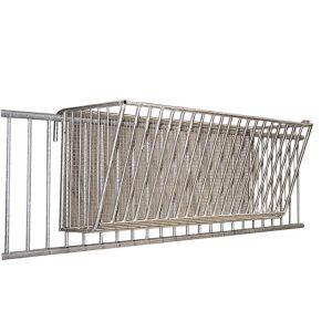 Heuraufe für Abtrennungen, 100 cm Heuraufe für Abtrennungen, 100 cm