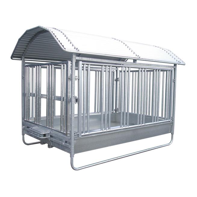 PROFI-Großballenraufe mit Sicherheitsfressgitter 2 x 3 m