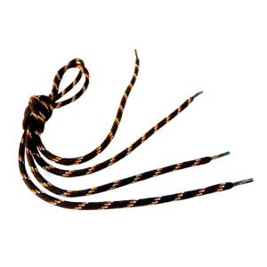 Schnürsenkel schwarz-orange 280 cm Schnürsenkel schwarz-orange 280 cm