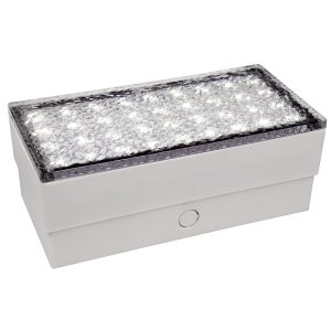LED-Bodenleuchte „Pflasterstein“ 20x10x7cm. 180lm. warmweiß
