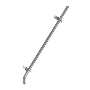 Edelstahlrohr für Wandbefestigung 1 Abgang – 75 cm Edelstahlrohr für Wandbefestigung 1 Abgang – 75 cm