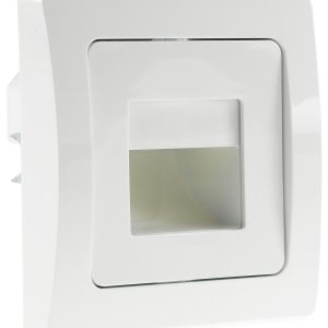 LED-Einbauleuchte „COB“ warmweiß. 110lm. Delphi-Serie weiß