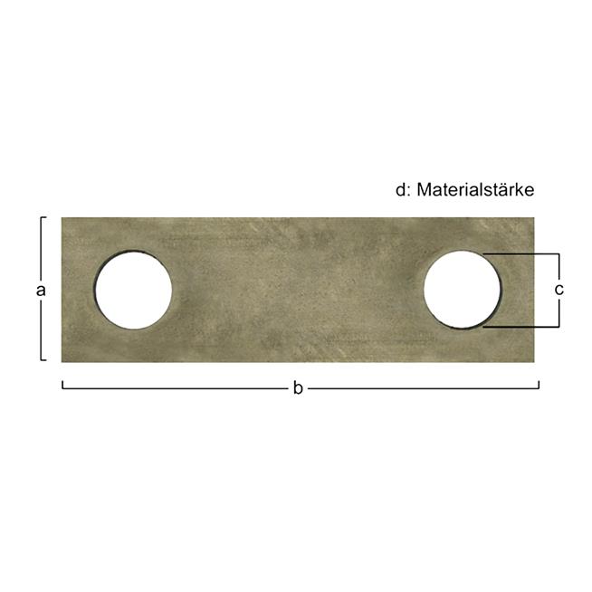 Hammermühlen-Schläger passend zu Ley 128 x 40 x 6,0 mm