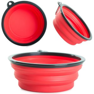 Faltbarer Hundenapf aus Silikon 0.8 Liter