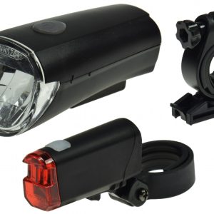 Fahrrad LED-Beleuchtungsset. StVZO zugelassen. Batterie