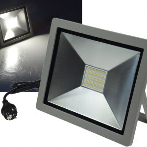 LED-Fluter SlimLine 100W. 230V mit Stecker