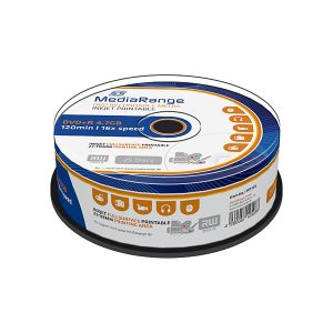 25 St. DVD+R Rohlinge. MediaRange. 16x. printable