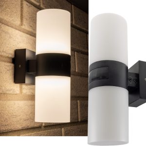 LED Wandleuchte IP65 20W. 2085lm. 180° Bewegungsmelder