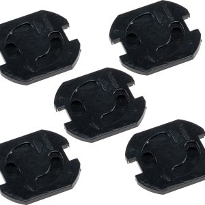 Einsteckschutz für Steckdosen im 5er Pack. schwarz