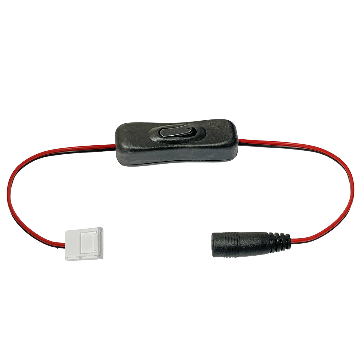 Anschlusskabel für LED-Stripe. flexibel mit Schalter 2Pin auf DC Buchse. 8mm