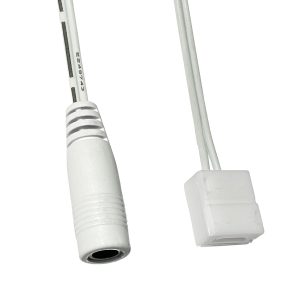 Verbinder für wasserdichte 8mm LED Stripes Stecker auf DC Buchse
