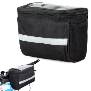 Wasserdichte Lenker Fahrradtasche mit Klett-Montage