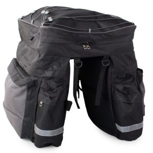 Extra-große Fahrradtasche. Fahrrad-Kofferraum 60 Liter