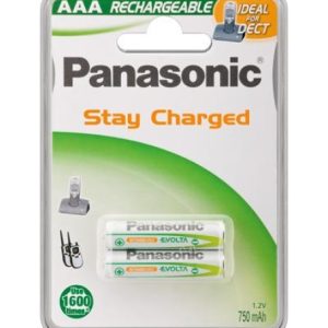 2 Stück AAA-Akkus. 750mAH Panasonic. DECT Akku