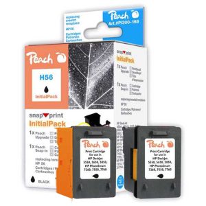 2er-Pack Druckerpatronen schwarz kompatibel Nr. 56. ersetzen C6656A