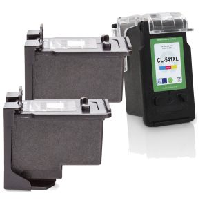 3 XL-Patronen mit Füllstandsanzeige alternativ zu PG-540 / PG-540 XL / CL-541 / CL-541 XL