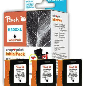 3er-Pack Druckerpatronen schwarz kompatibel Nr. 300. ersetzen CC640EE/CC641EE
