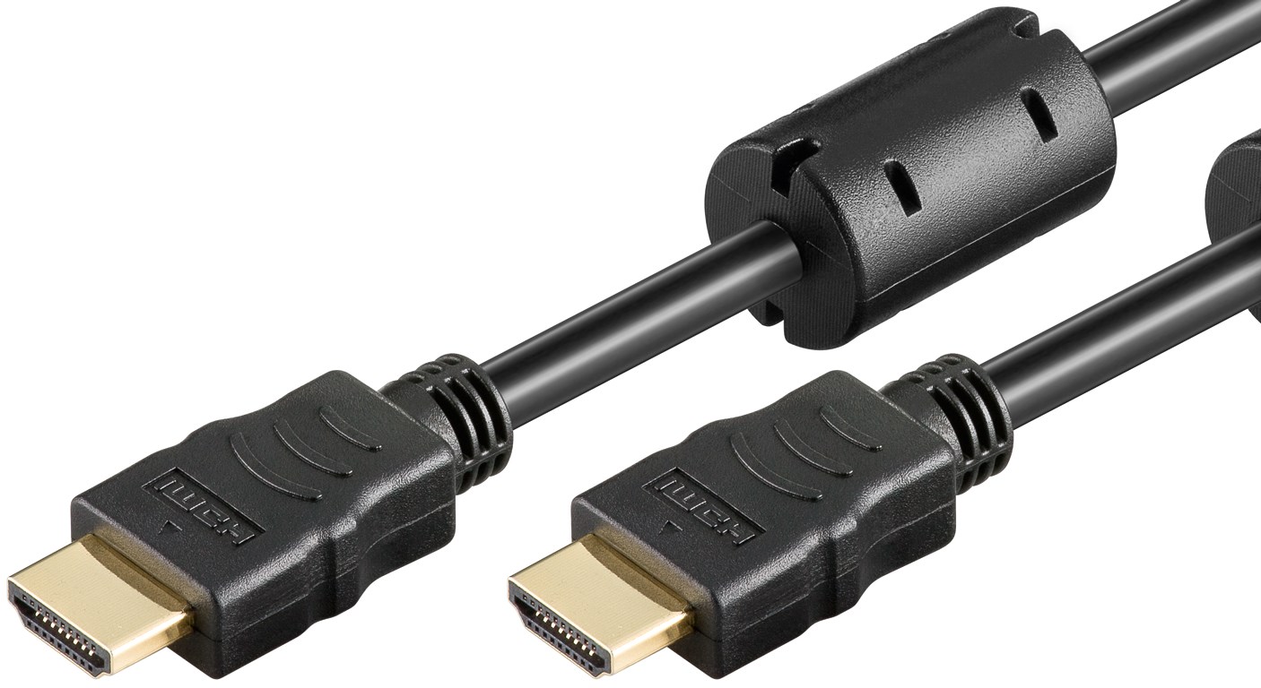 HDMI Kabel 10m. 2 Ferrit-Kerne. mit Ethernet