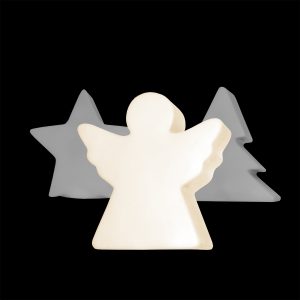 LED Licht Weihnachts-Engel. warmweiß