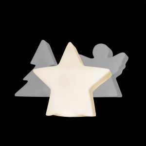 LED Licht Weihnachts-Stern. warmweiß
