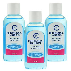Reinigungs- Handgel. mit Alkohol. 3er SET