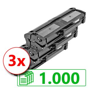 3 Alternativ-Toner. Rebuild für Samsung-Drucker. ersetzt MLT-D111S
