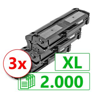 3 Alternativ-Toner XL. Rebuild für Samsung-Drucker. ersetzt MLT-D111L