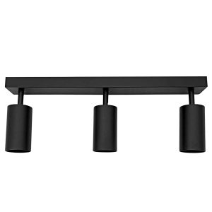 Deckenleuchte Madara Mini GU10. mit 3 Strahlern. schwarz