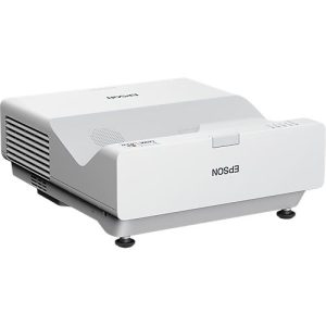 3LCD Ultrakurzdistanz-Projektor Epson EB-760W, bis 150 Zoll, 4.100 Lumen, HD Ready WXGA, 2.500.000:1, weiß