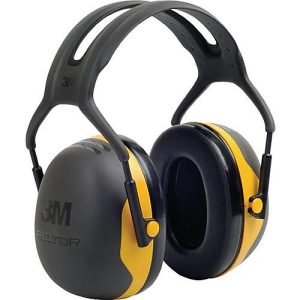 3M Gehörschutz X2A, EN 352-1, SNR 31 dB, Kopfbügel dielektrisch, schwarz/gelb, PSA Kat. III