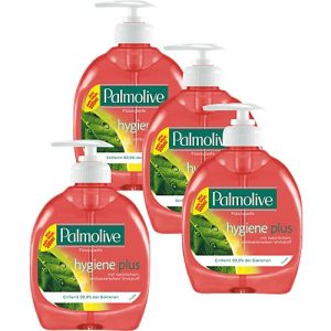 3x Flüssigseife Palmolive ‚HygienePlus‘ + 1 gratis