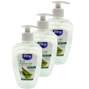 3x im Set: Desinfizierendes Handgel. Hygiene Gel 300ml 2in1