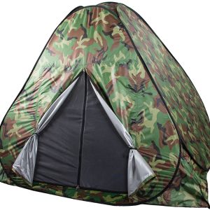 Selbstentfaltendes 4 Personen Campingzelt in Tarnfarben