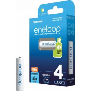 4 Stück AAA-Akkus. 800mAH Panasonic eneloop