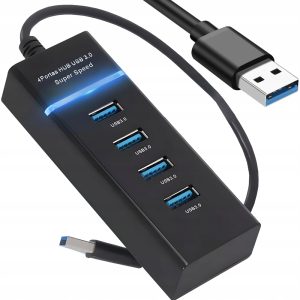 USB Hub kompakt – 4 Ports USB 3.0 High-Speed