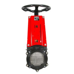 Stoffschieber mit Handrad 6"