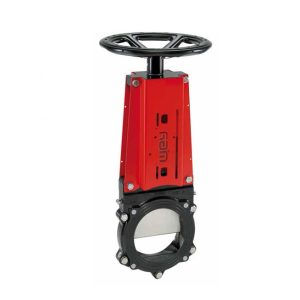 Stoffschieber mit Handrad 8"